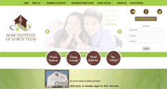 Desktop Screenshot of musicinstitutent.com